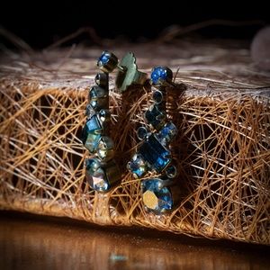 Sorrelli Stunning Dress Blues Earrings